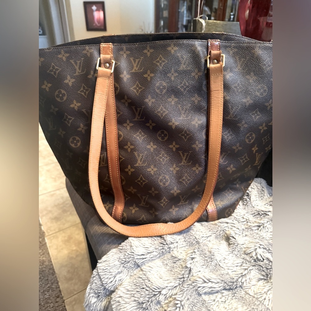 Louis Vuitton Brown SAC Monogram Tote Bag - Picture 2 of 16